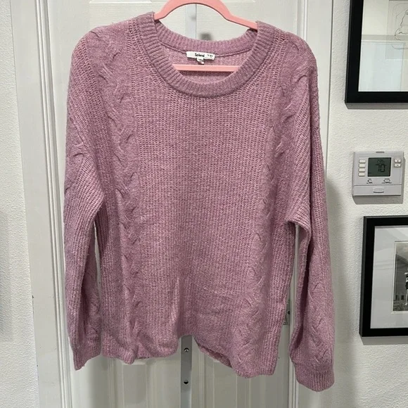 Splendid Lilac Natalia Maternity Sweater, RTR - Picture 5 of 8